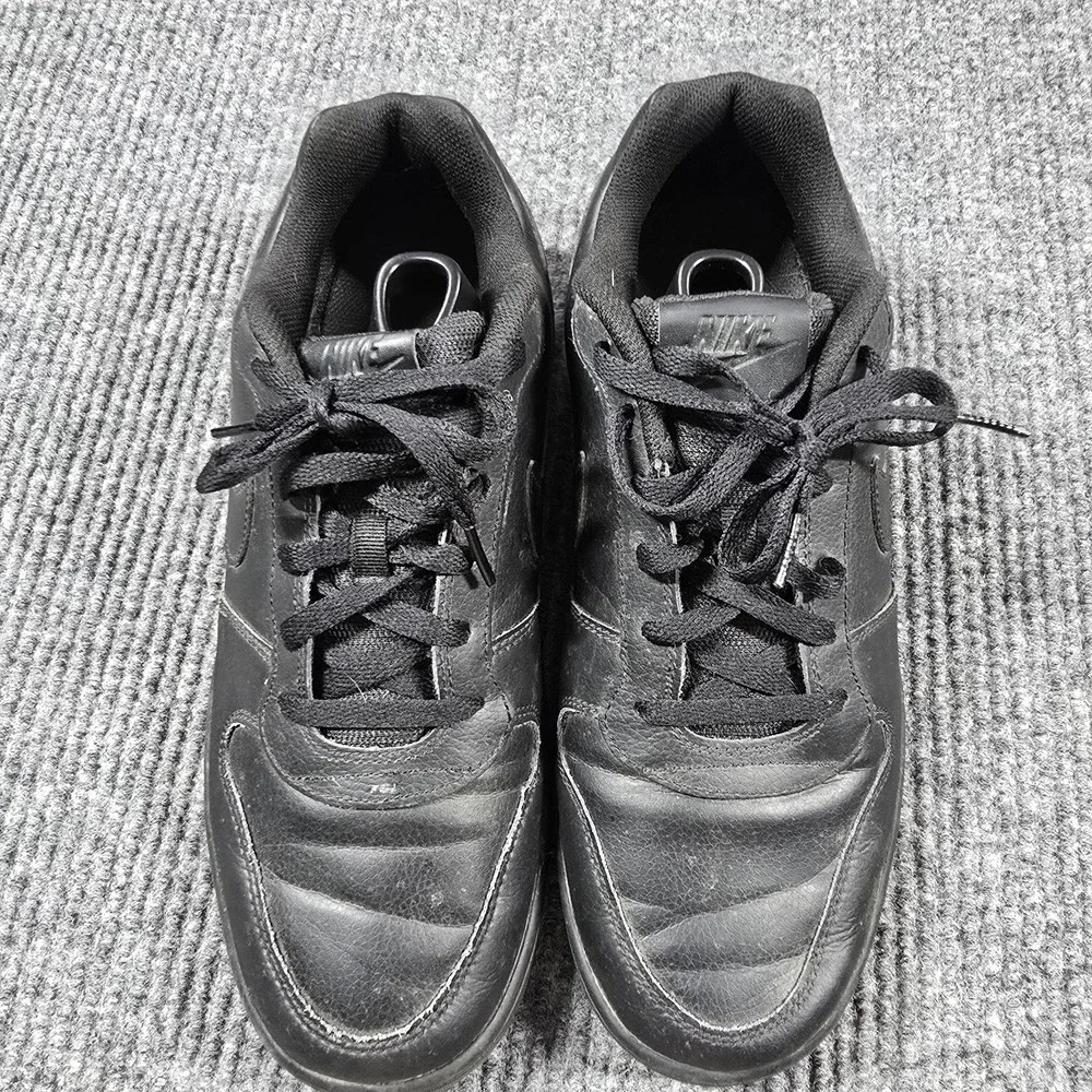 Nike Ebernon Low Triple Black Mens Size 12‎ Athletic Basketball Shoes Sneakers